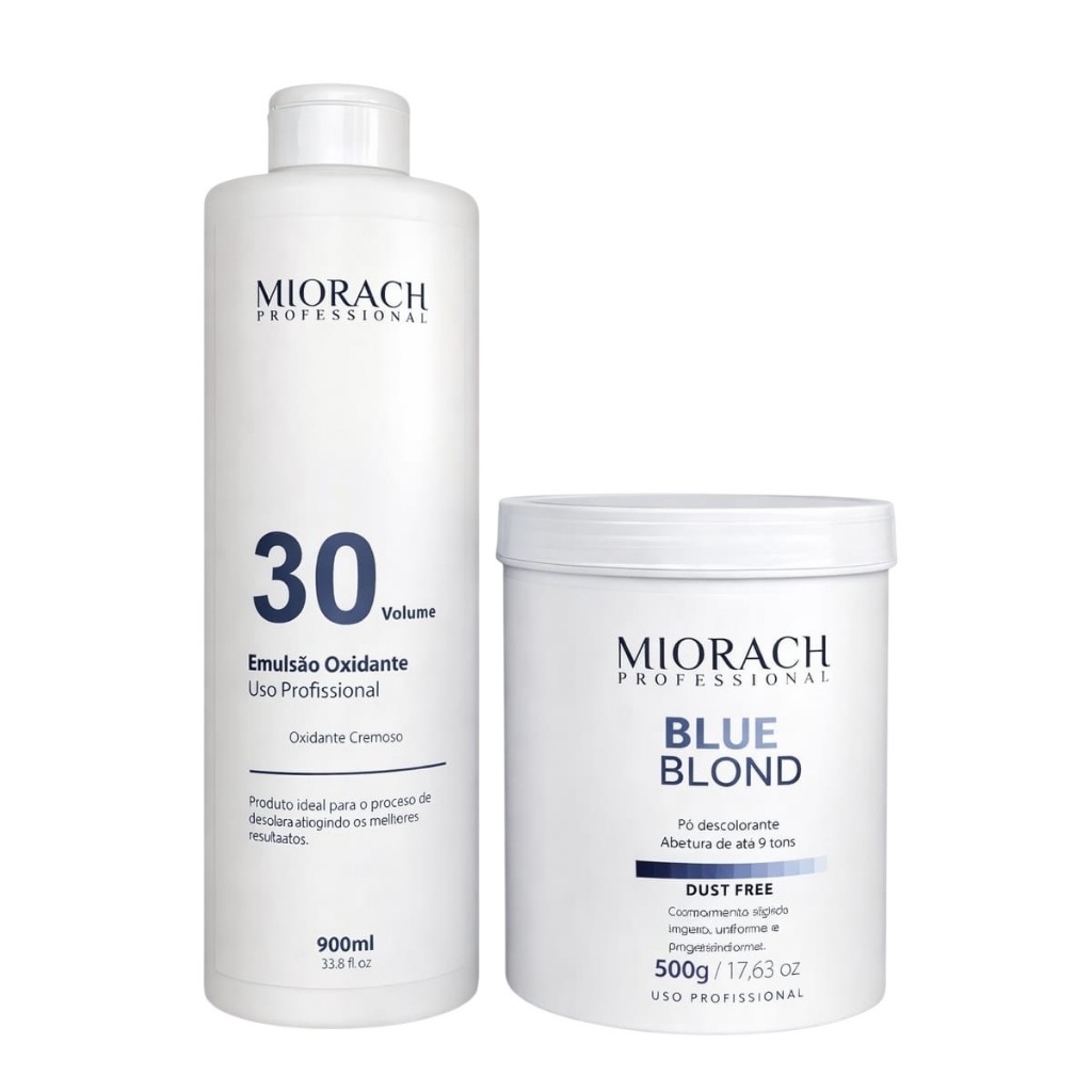 Miorach Kit Completo 2x1 Descoloraçao Blue Blond.NF