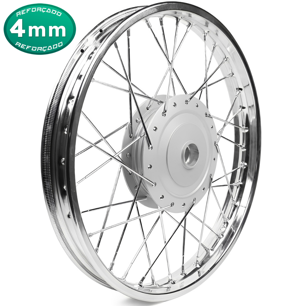 Roda Dianteira Titan 125 00/04 Fan 125 05/08 Cromado Roda Dianteira Titan 125 00/04 Fan 125 05/08 Cromado