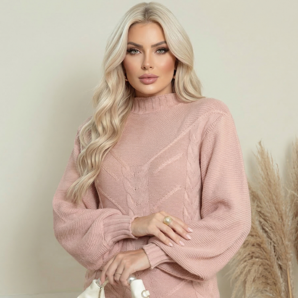 Blusa Feminina Tricô Inverno Suéter Manga Longa  Tricot Premium Outono Inverno 2026 Lançamento em Oferta na Shopee