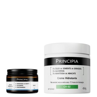 Principia Kit Hidratação Dupla c/ Creme Hidratante Corporal CH-02 + Creme Hidratante Faci…
