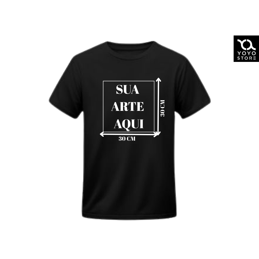 Camiseta Unissex Crie Sua Arte Personalizada, 1 Estampa Adulto 100% Algodão Size LEIA A DESCRIÇÃO Envio Imediato em Oferta na Shopee