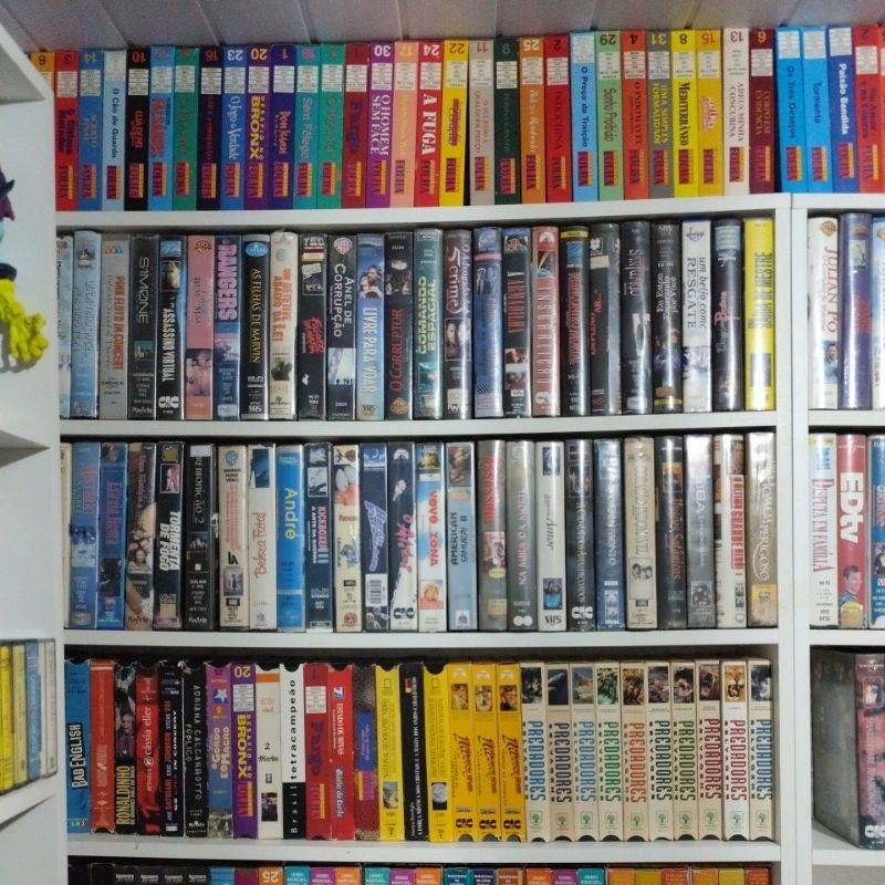 Fitas VHS funcionando. valor unitário. filmes e shows.