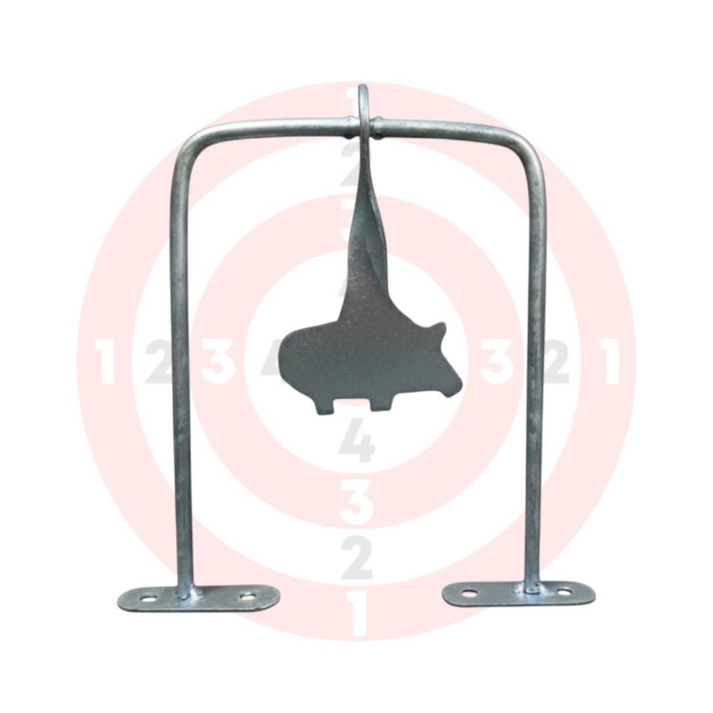 Alvo Metal Javali Pendulo Giratório Para Carabina de Pressão Pistola Co2 Airsoft Airgun Tiro Esportivo