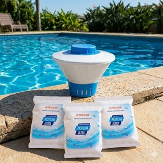 Clorador Flutuante Margarida + 3 Pastilhas De Cloro Manutenção e Eliminação de Bactérias na Piscina em Oferta na Shopee