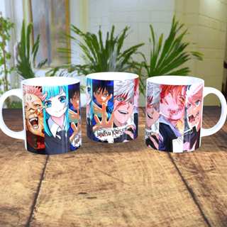 Caneca de porcelana  Anime personagens  – Gojo, Itadori, Sukuna, Jujutsu Kaisen 325ml em Oferta na Shopee