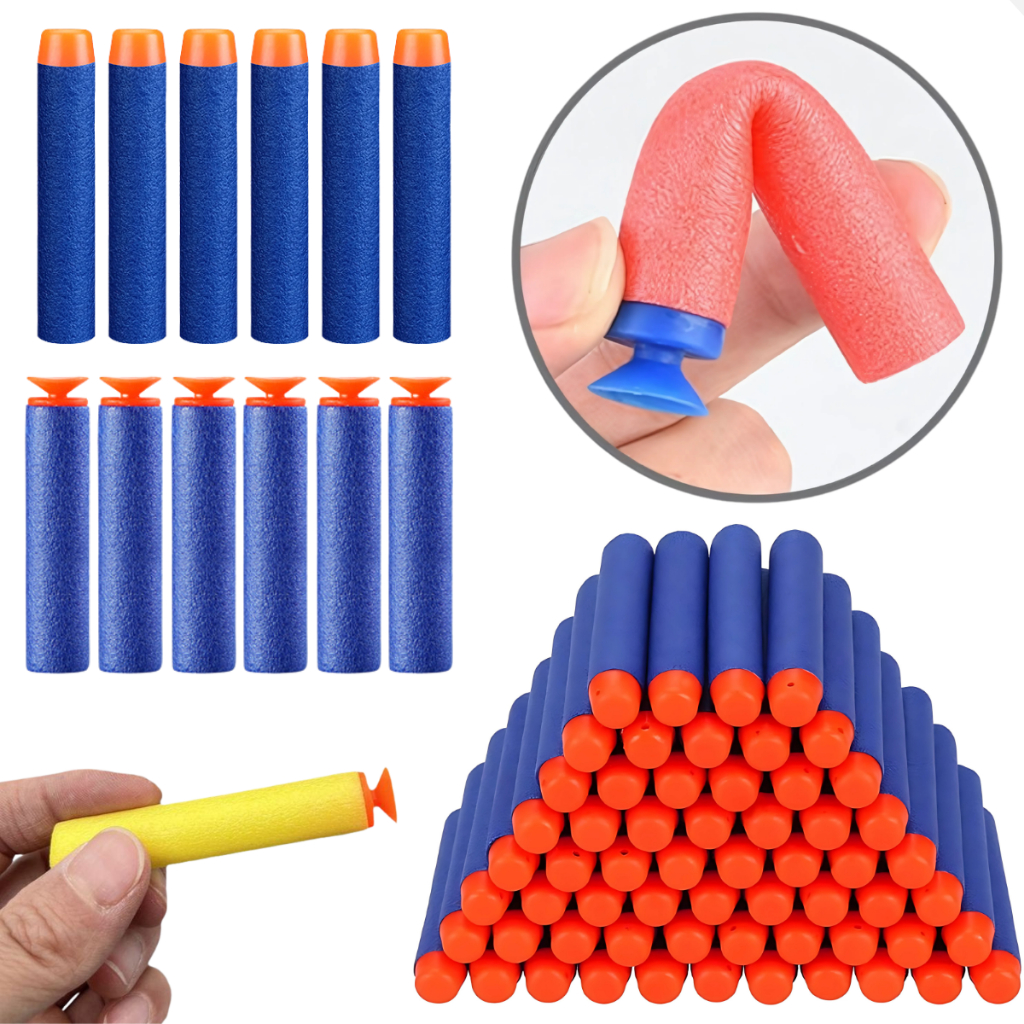 Kit Dardos Para Lançadores Arminha Ponta Ventosa e Reto Brinquedo Infantil em Oferta na Shopee