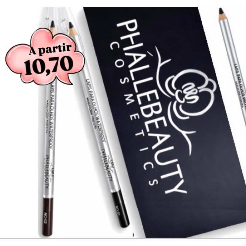 Lápis de olho Waterproof - Phállebauty Cosmetics