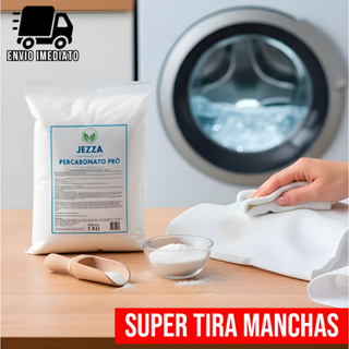 Percarbonato de Sódio Alvejante Sem Cloro Tira Manchas 1 a 3kg Roupas Brancas Limpeza Pesada em Oferta na Shopee