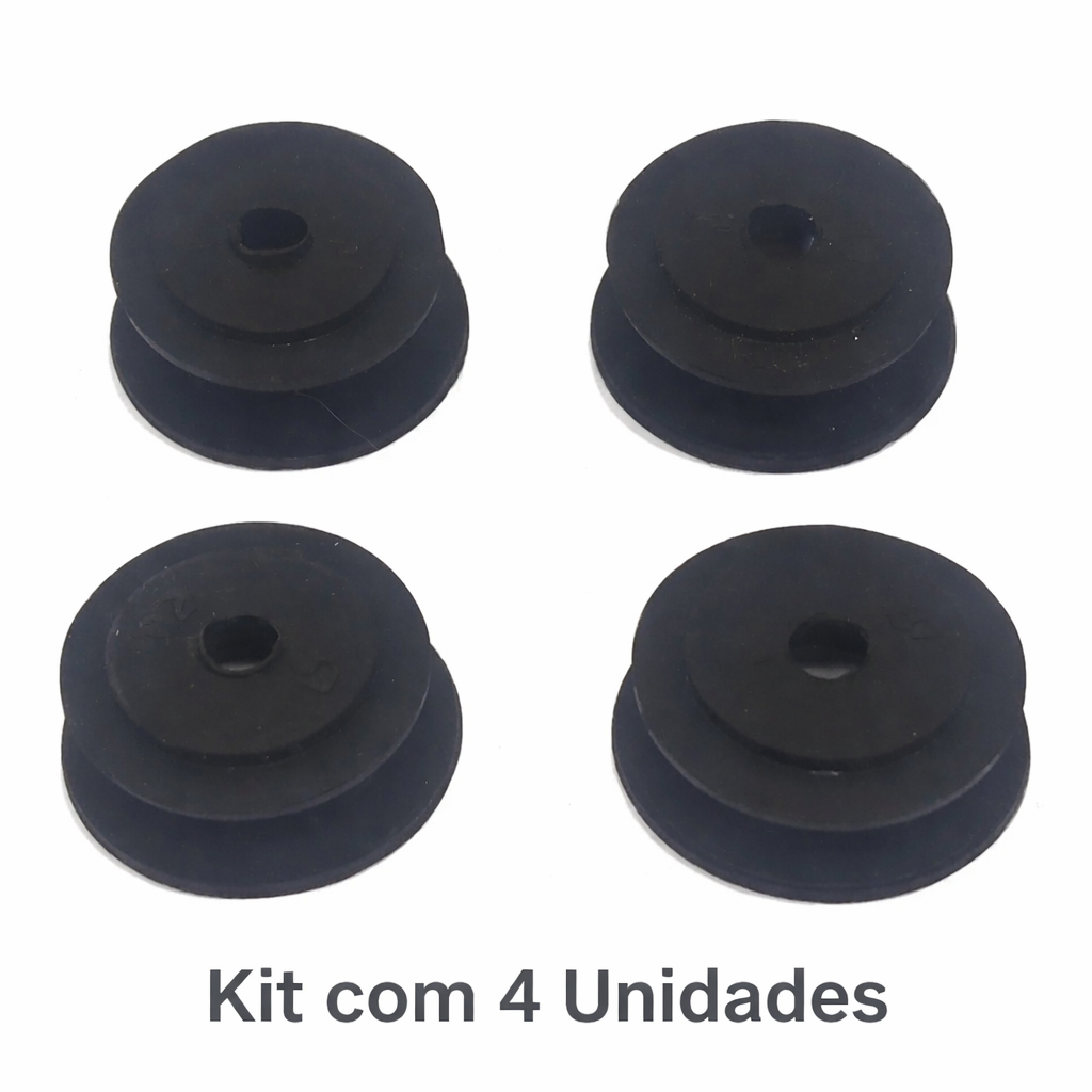 Kit 4 Anel Vedação Borracha Do Botão Registro Fogão Cooktop Fischer 1519