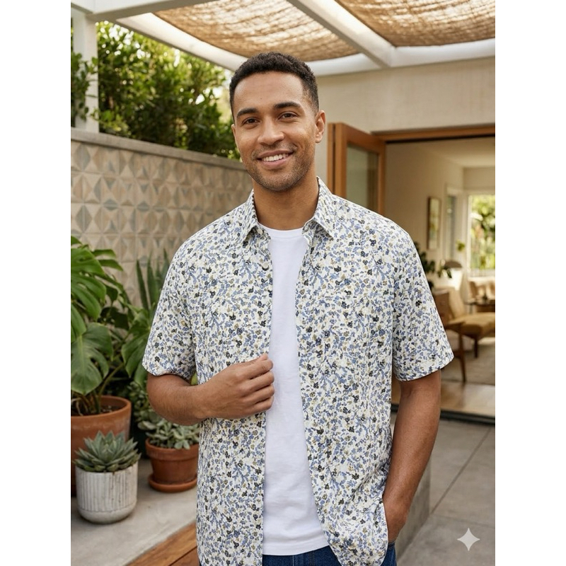 Camisa branca masculina vintage 90’s TAM G