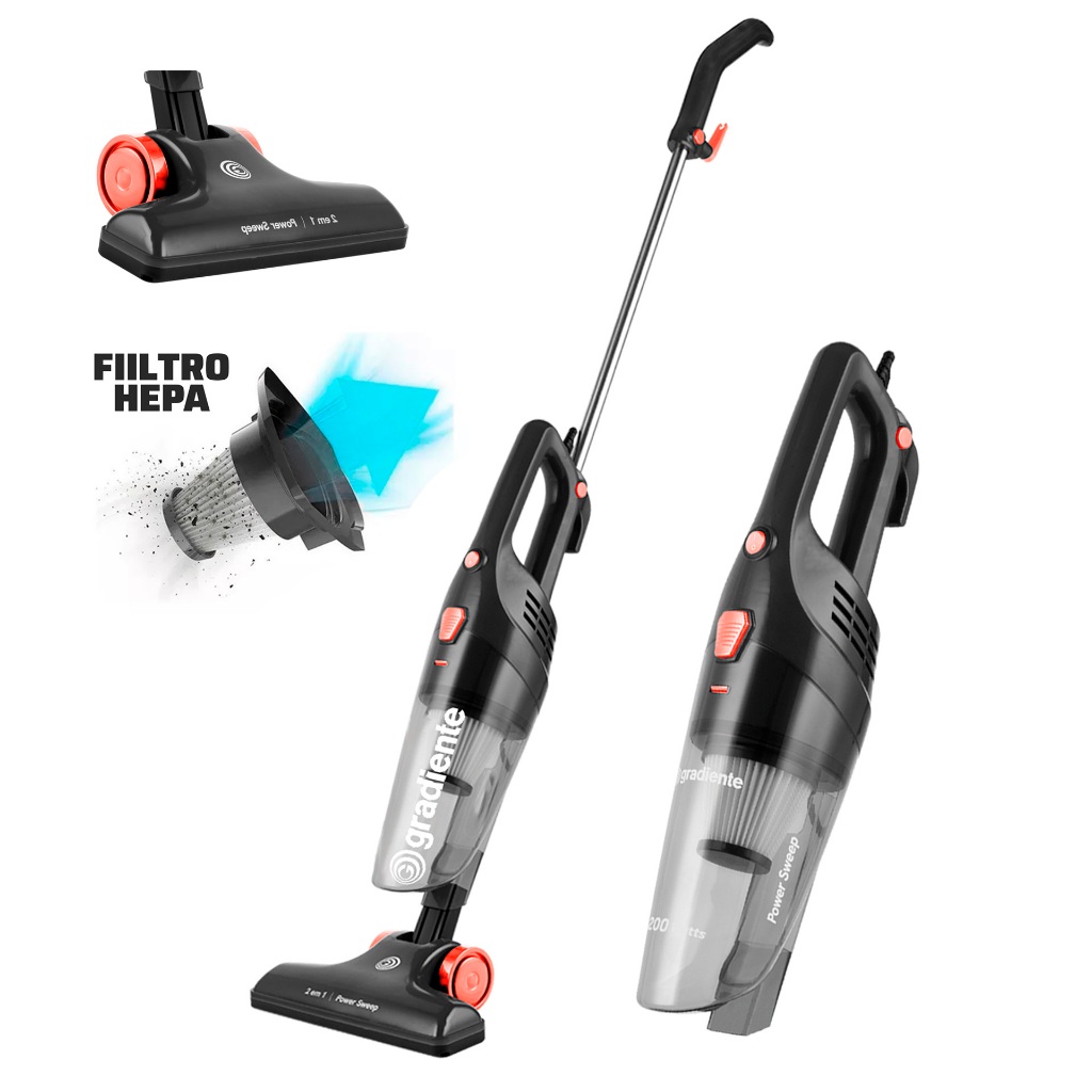 Aspirador De Pó Vertical 1200w Power Sweep Gradiente em Oferta na Shopee