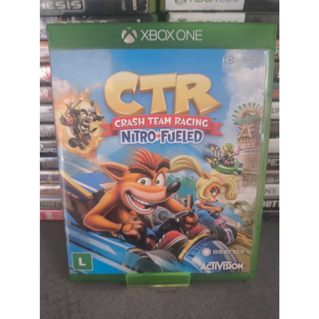 Jogo CTR Crash Team Racing Nitro Fueled - Xbox One Original - Mídia Física