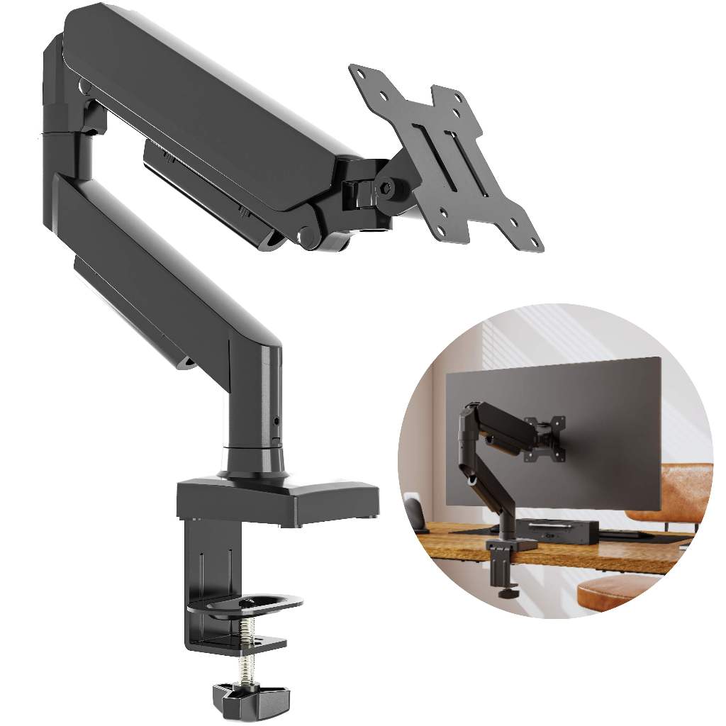 Suporte Para Monitor De Mesa Articulado Para Monitor 10 A 32 Preto Com Pintura Eletrostástica em Oferta na Shopee
