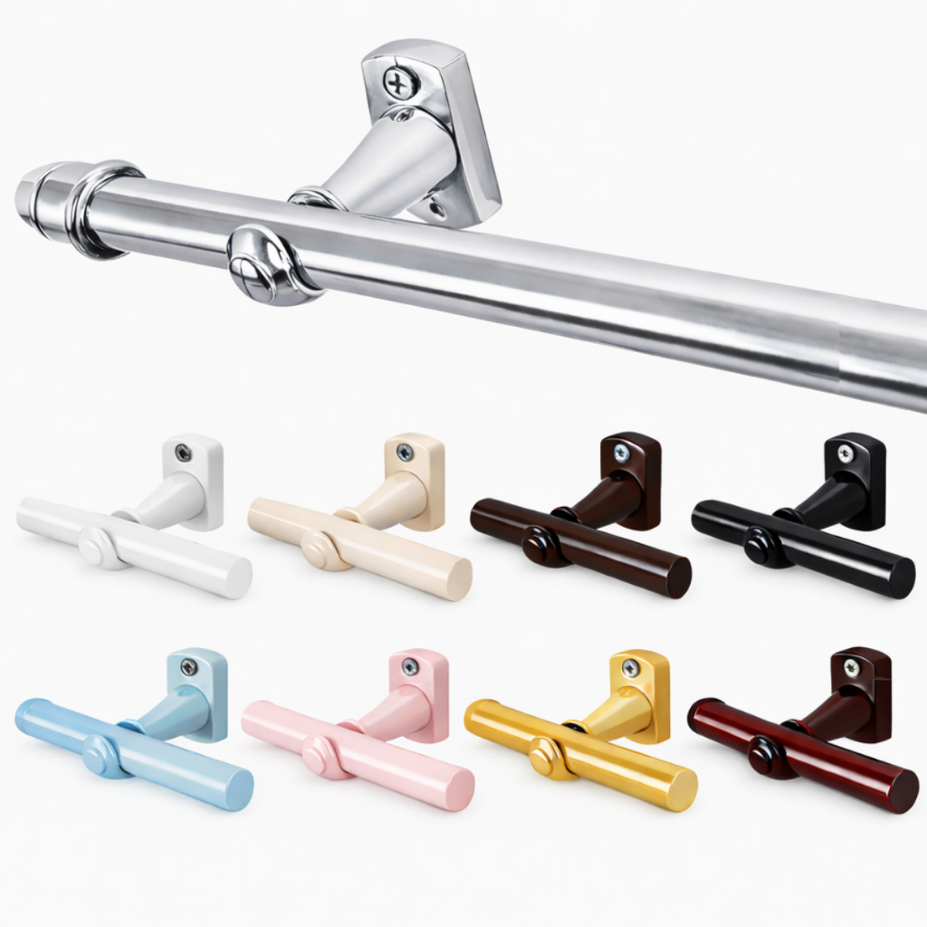 Varão  De Cortina Simples 3 metros 19mm Para Quarto Sala Em Aço Ferro em Oferta na Shopee