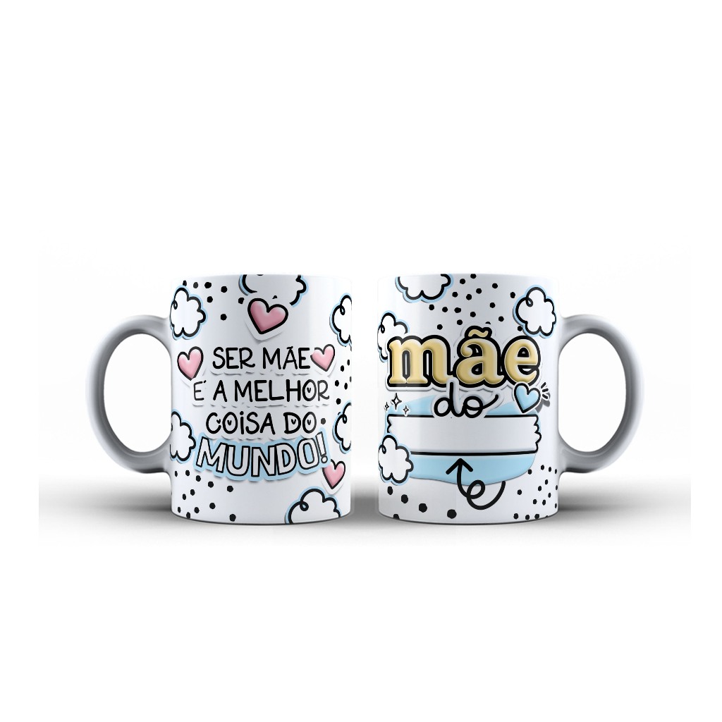 Caneca Mãe Do Pedro Henrique Tiago, Escolha o Nome após a Compra