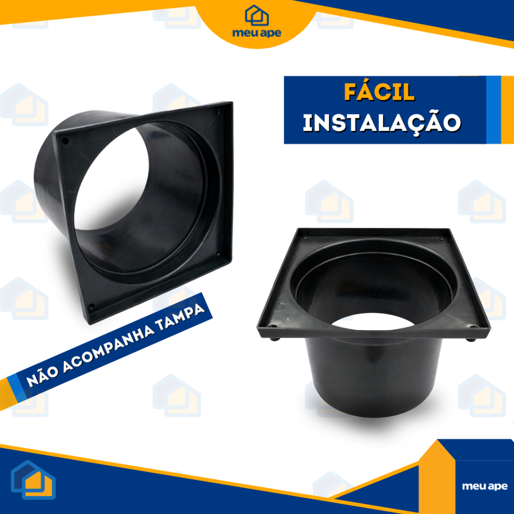 Prolongador Para Caixa De Passagem Inspeção E Pluvial Durável e Resistente 24x24 Metasul em Oferta na Shopee