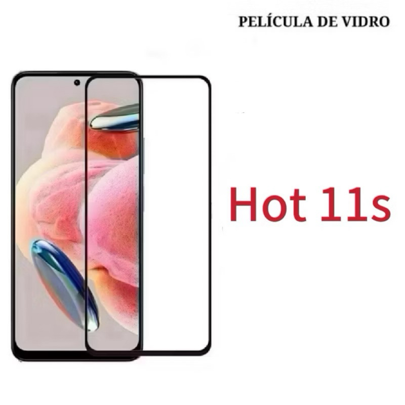 Kit 3Pçs /5Pçs Película De Vidro Temperado 3D Para Infinix Hot 11s NFC em Oferta na Shopee