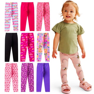 Kit 2, 3 ou 4 Calças Leggings de Cotton Sortidas Infantil Menina Premium em Oferta na Shopee