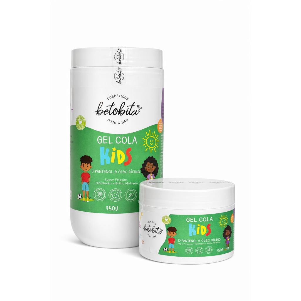Gel Cola Capilar - Penteados e Definição Capilar - Hidratação e Brilho  - BetoBita