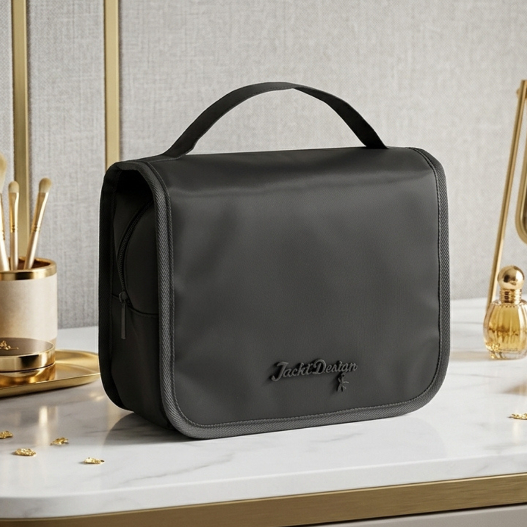 Necessaire Acetinado para Trabalho e Passeio - Leve e Espaçosa com melhor Custo-Benefício