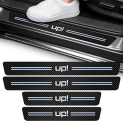 Kit Adesivo Soleira Up Carro Vinil Protetor Portas Up!