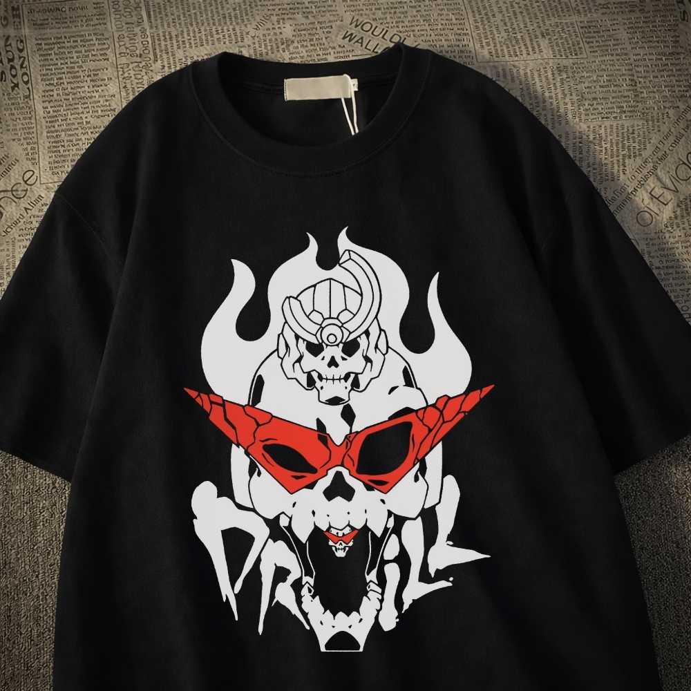 Camiseta Basica Streetwear Em Algodão Com Estampa De Mascara Japonesa E Com Diversas Opções De Cores Das Camisetas
