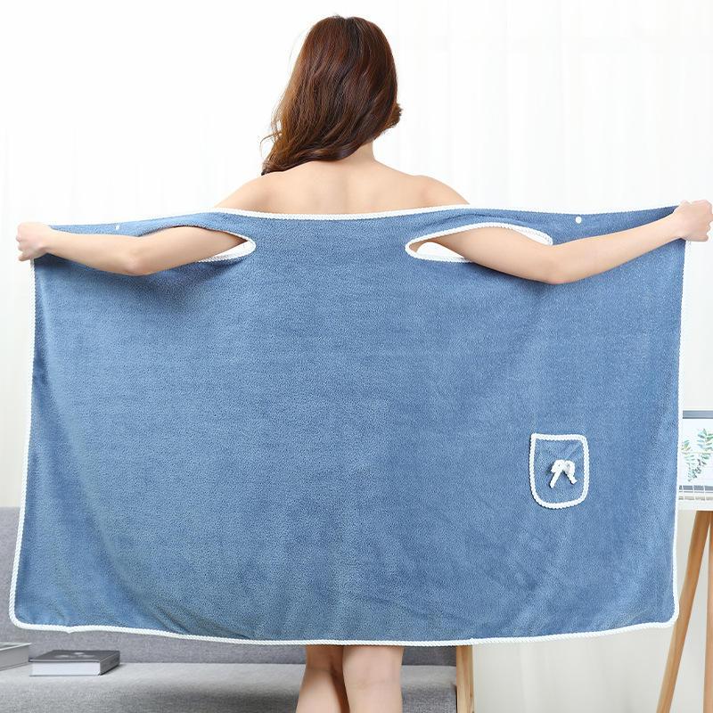 1/2/4 Peças Toalha de banho de secagem rápida para mulheres e meninas, roupões de banho Beach Spa, roupas de banho em Oferta na Shopee