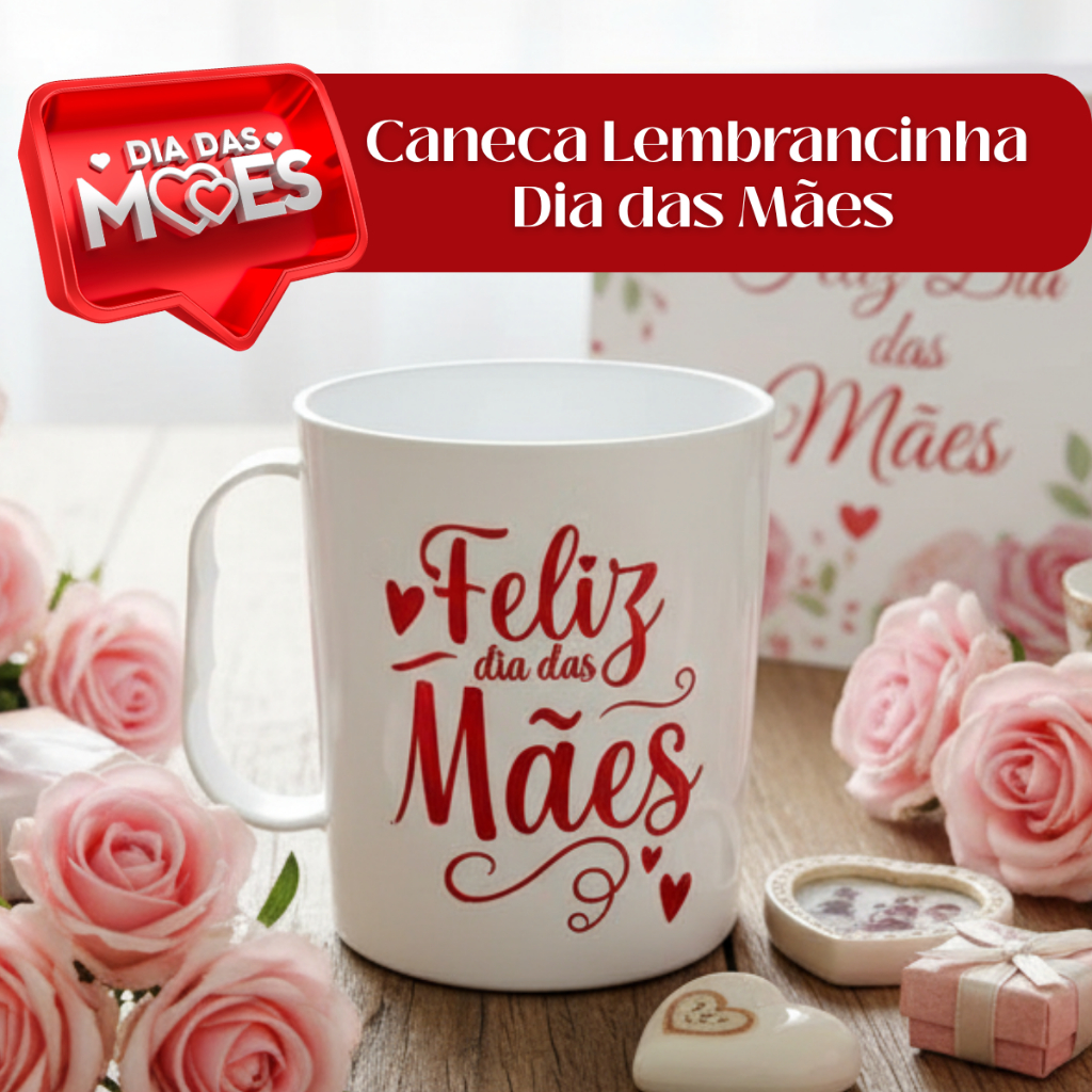 Kit 2 até 20 caneca dia das mães caneca plastica lembrancinhas brindes presente para clientes 400 ml em Oferta na Shopee
