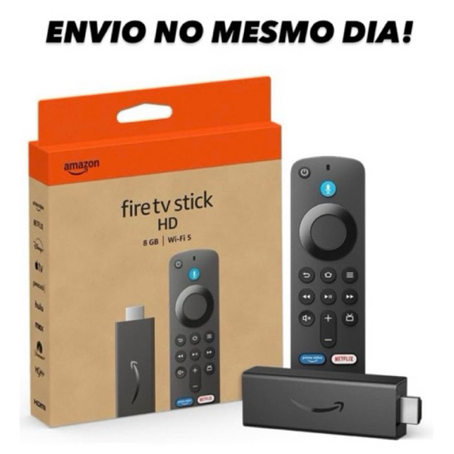 Fire Tv Stick Full Geração recente, Hd Amazon Com Controlador De Voz Alexa