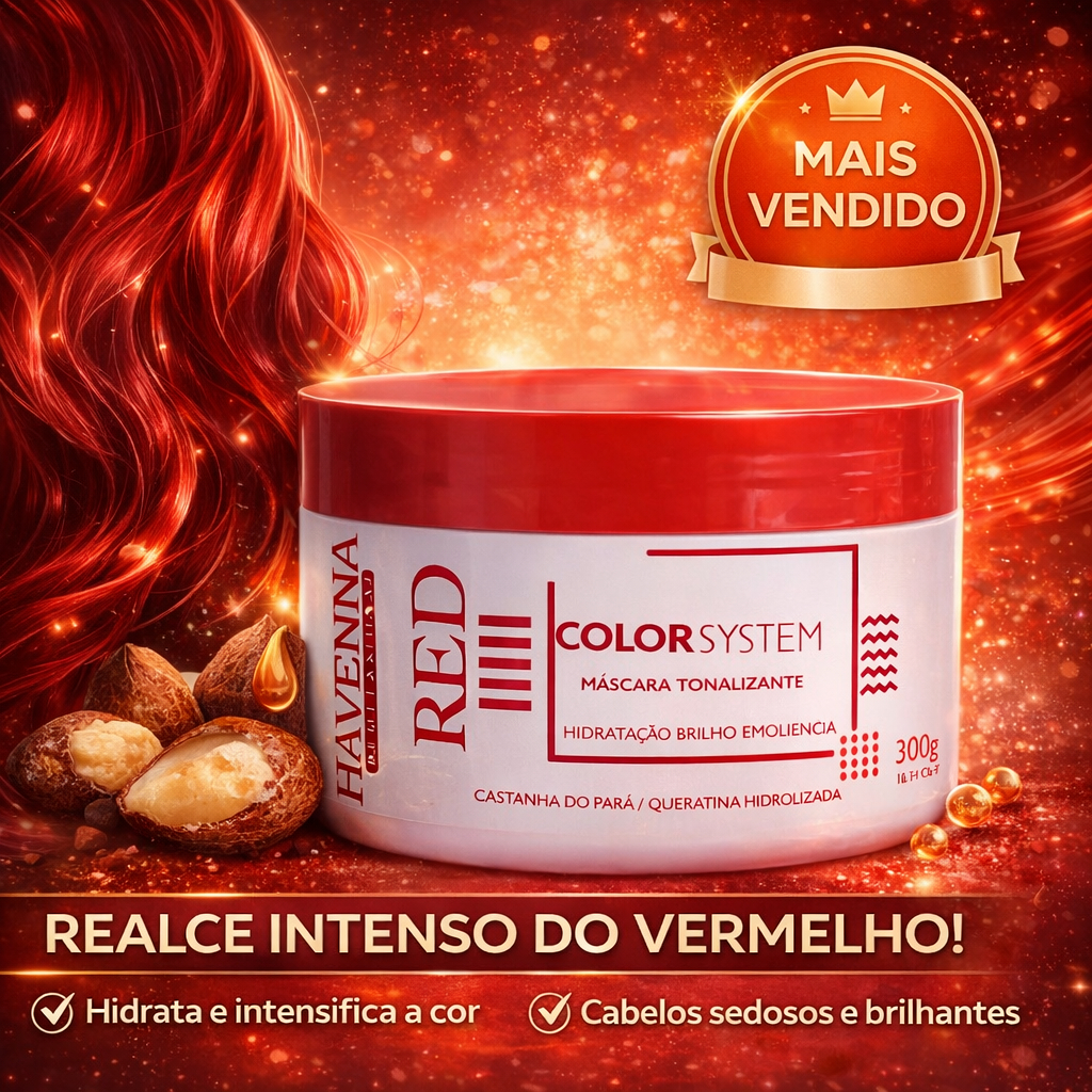 Mascara Matizadora Para Cabelos Vermelhos 300g
