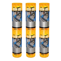 Manta Fita Asfáltica Auto Adesiva Vedatudo Aluminizada 3 Uni 90cm X 10m