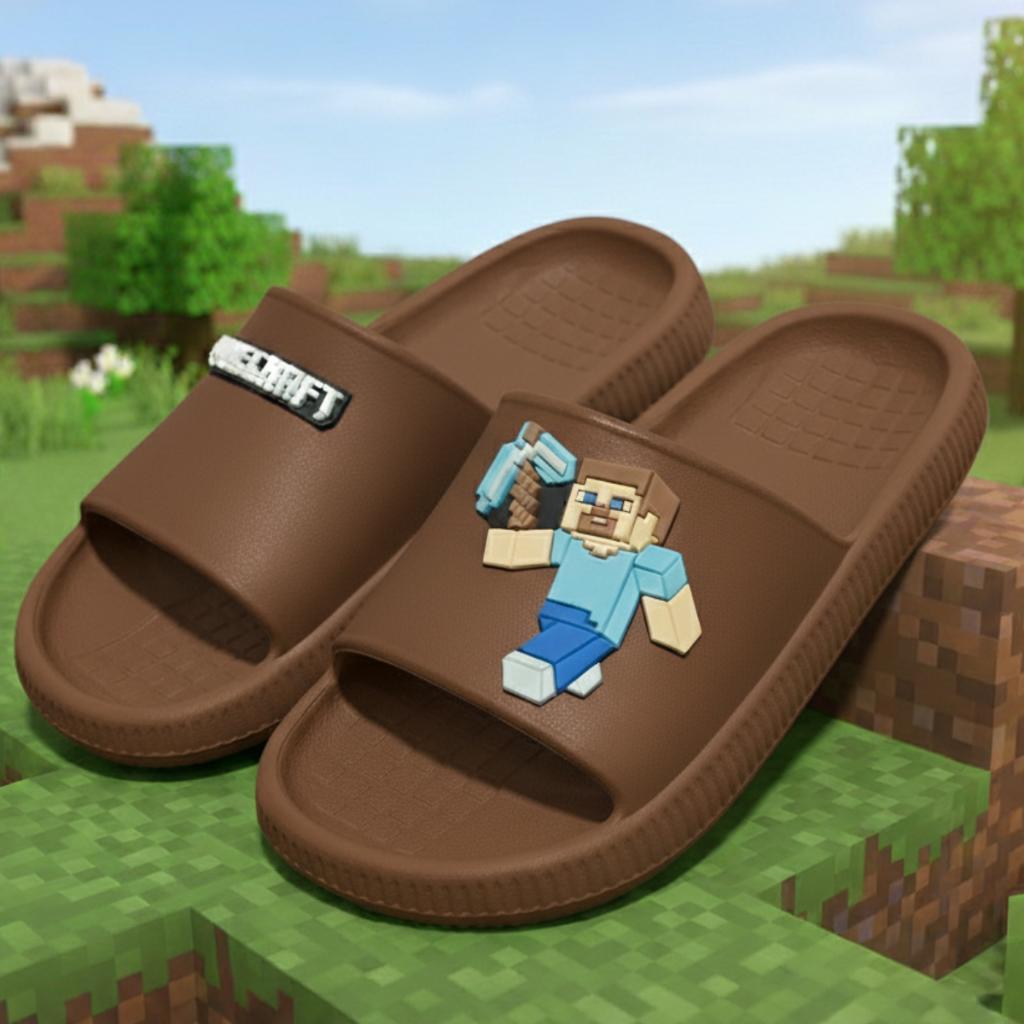 Chinelo Slide Infantil Menino Jogo Mini Divertido Anterrapante Dia A Dia Leve