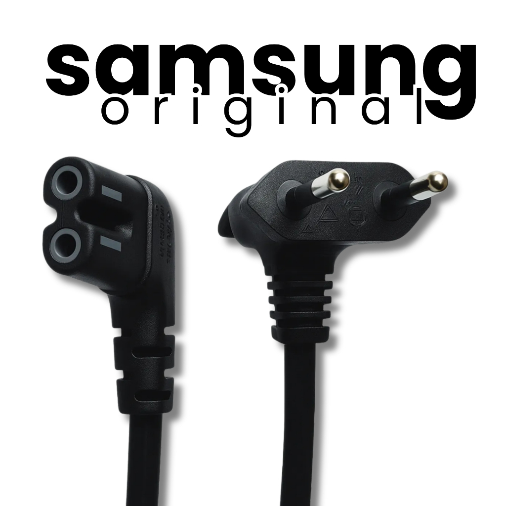 Cabo de Força alimentação Smart TV Samsung 90 Graus original