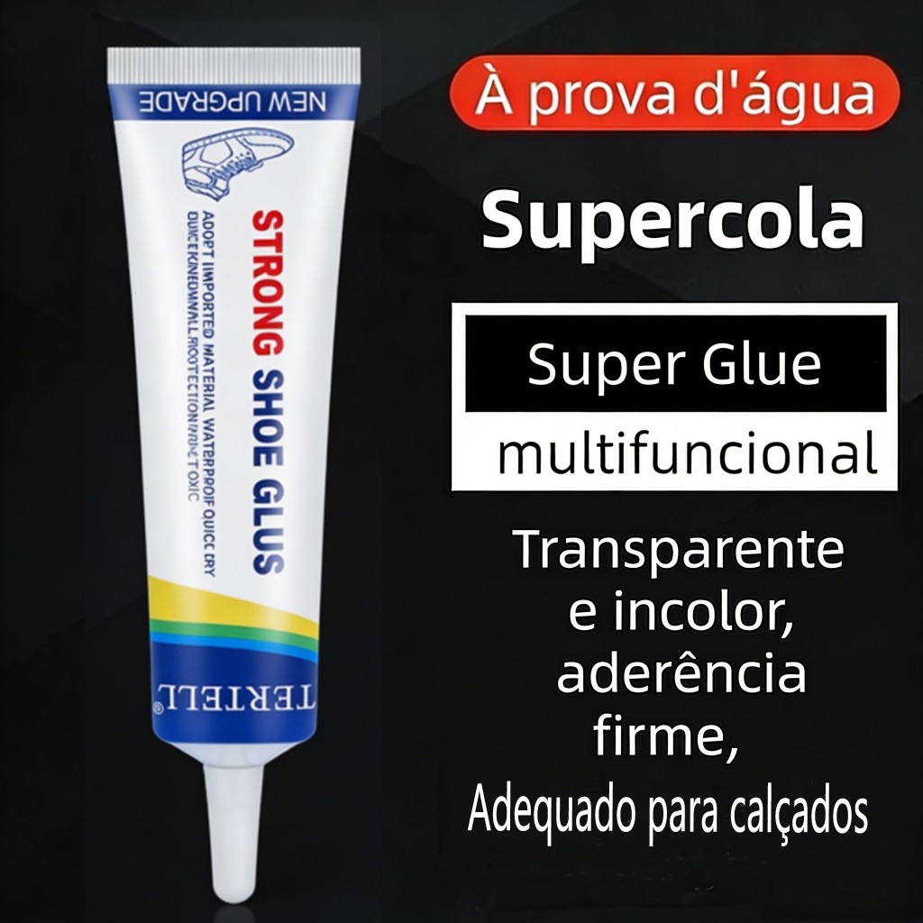 Cola Universal para Calçados - Adesivo à Prova d'Água para Reparos Rápidos