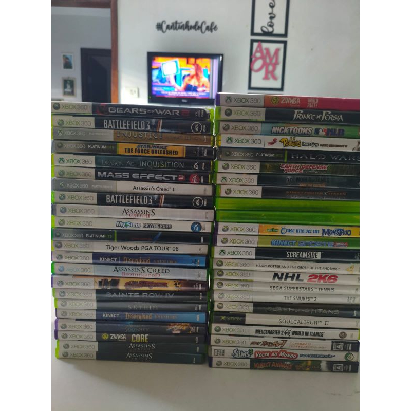 jogos originais Xbox 360 assassin's Creed gears of war halo