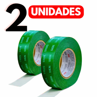 2 Rolo Fita dupla face 12mmX2M Extra forte - Cabeceira - Ripado - Quadros - PVC - Espelho Fixa Tudo em Oferta na Shopee