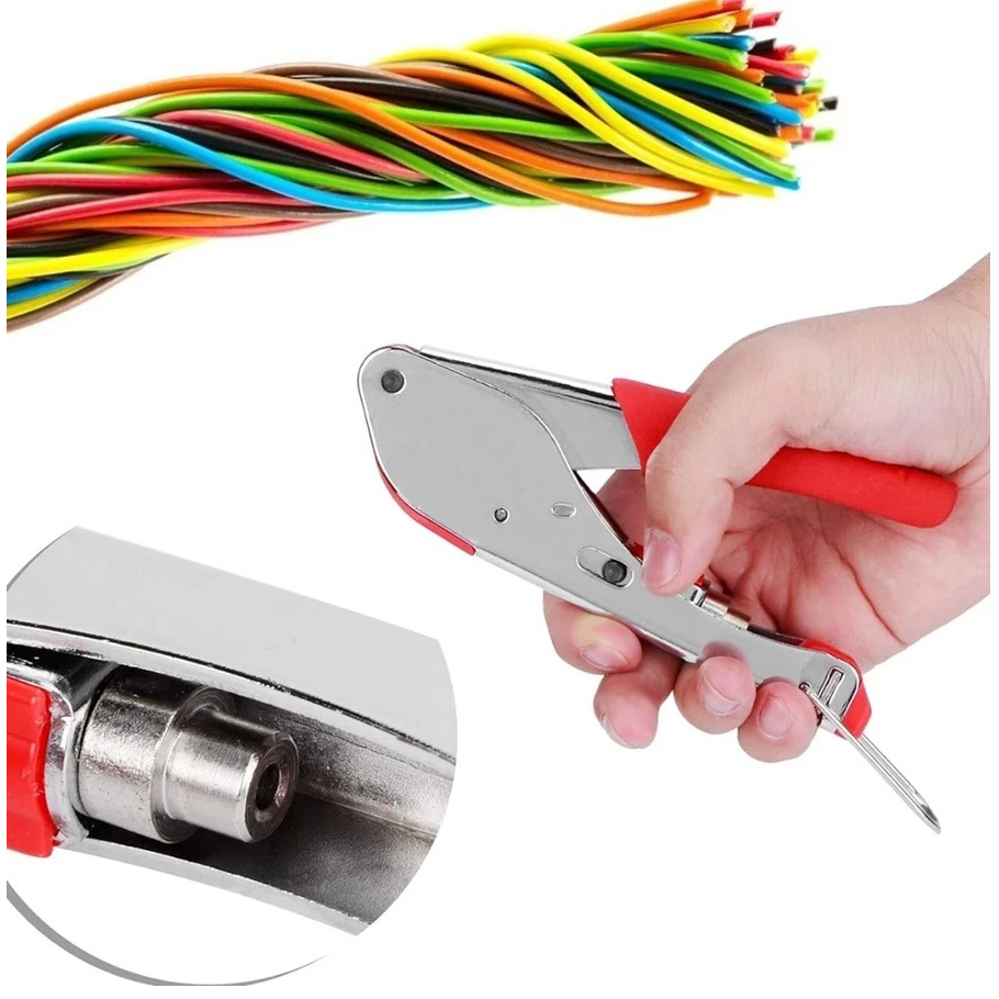 Alicate de Compressão para Cabo Coaxial RG6 RG59 - Alta Qualidade e Compressão Precisa