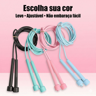 Corda de Pular Profissional Ajustável de PVC 280cm - Para Academia Treino Funcional e Competição em Oferta na Shopee