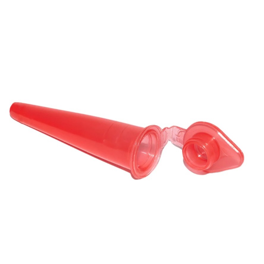 1000 Microtubo Cônico 0,65ml Interno 0,5ml Externo Vermelho Capsula Para Laboratório