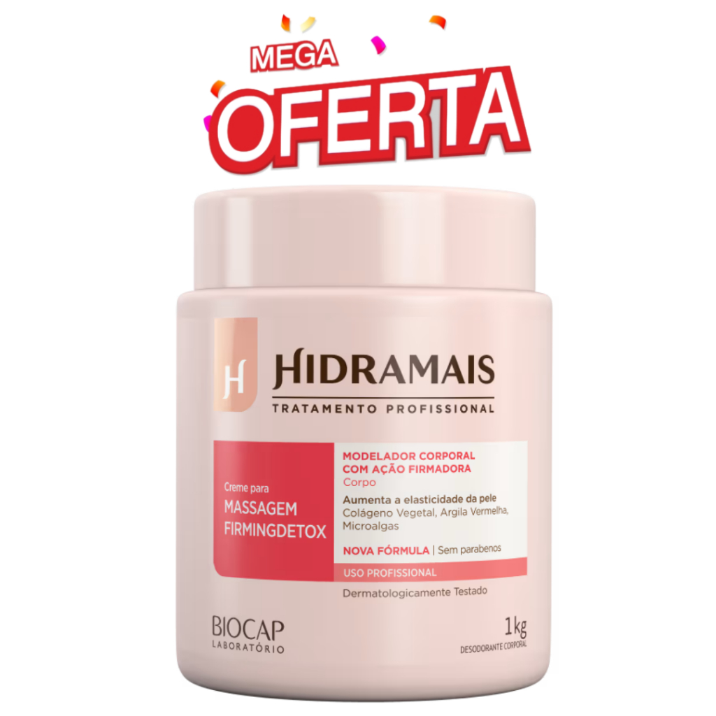 Creme FirmingDetox 1kg | Massagem Redutora e Revitalizante
