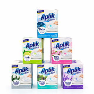 Kit 10 Unidades Gel Sanitário Várias Fragrâncias Aplik em Oferta na Shopee