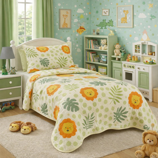 Kit Colcha Boutis Cobre Leito Solteiro Infantil Menina e Menino 2 Peças Lindo em Oferta na Shopee