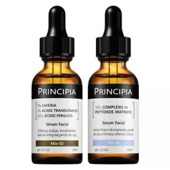 Principia Kit Pele Madura c/ Sérum Peptídeos PM-10 + Sérum Anti Olheiras Mix-02