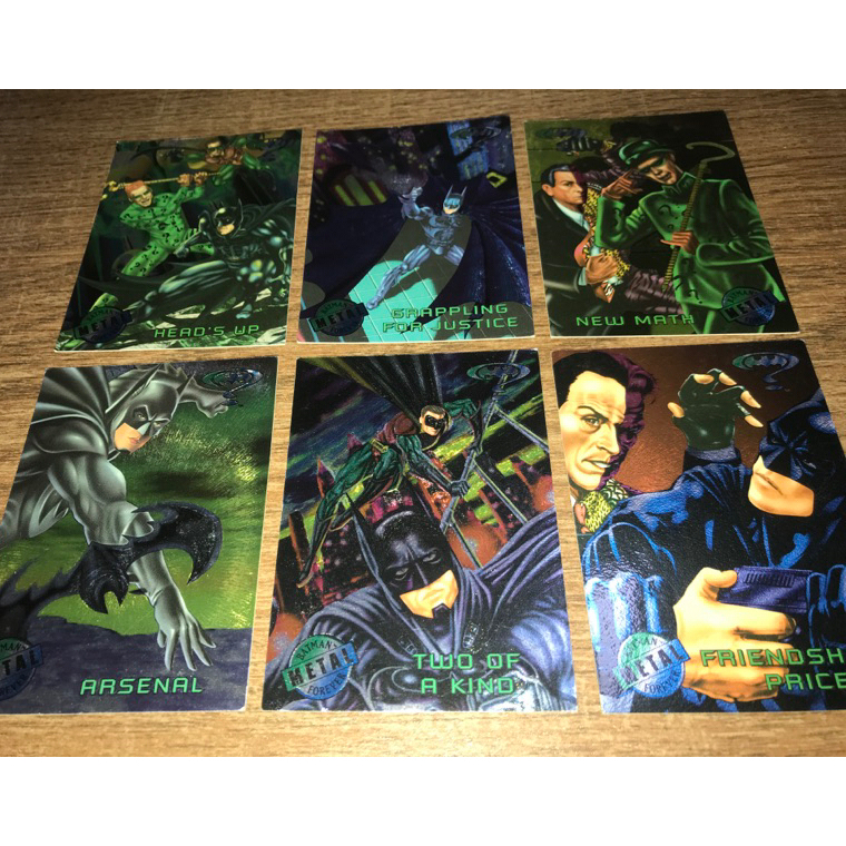 CARDS HOLOGRAFICOS DC/BATMAN 1995 ORIGINAL INGLÊS