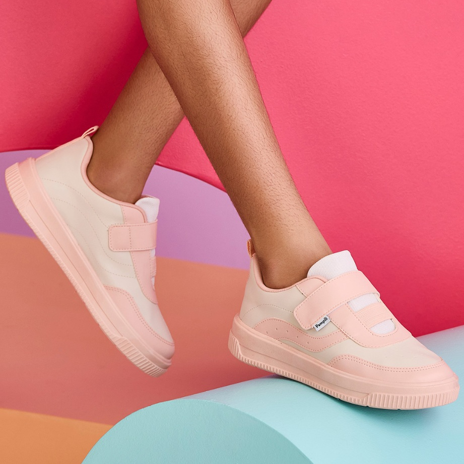 Tênis Infantil Menina Casual Recortes Pampili em Oferta na Shopee