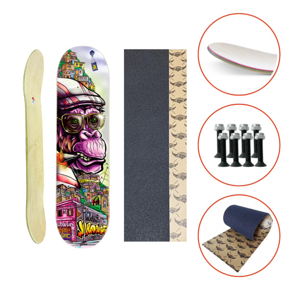 Shape Maple Canadense Wood Light Kit + Lixa Jessup Original + Parafusos – Primata Favela