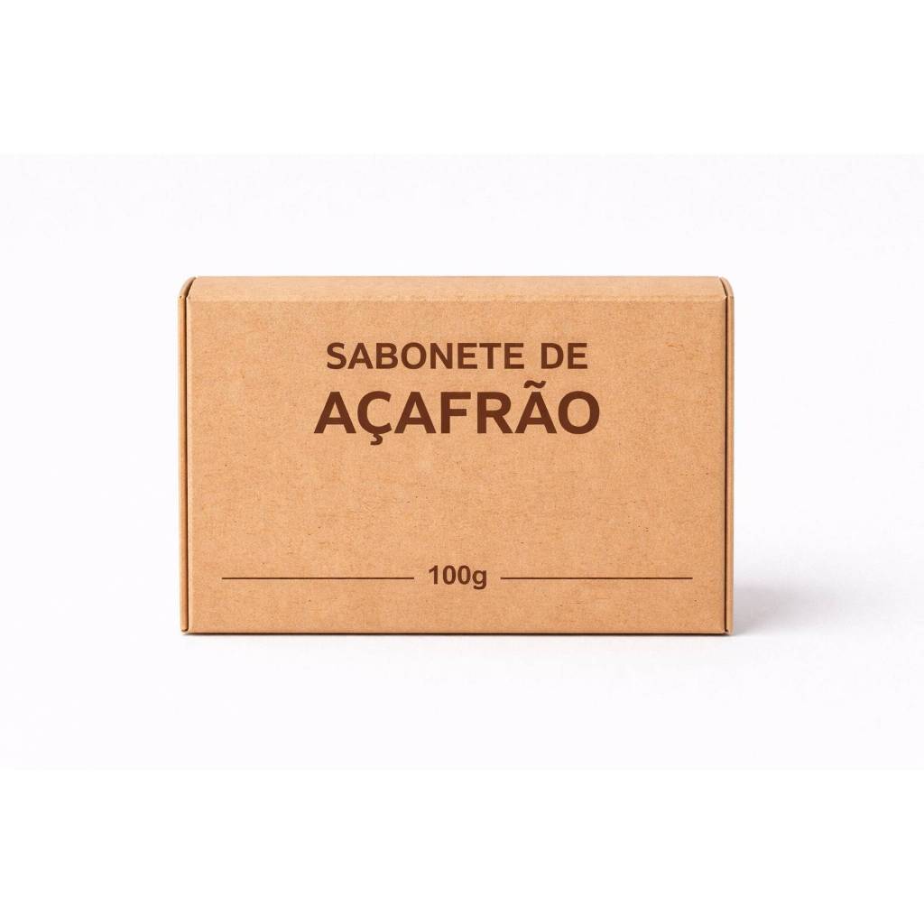 SABONETE AÇAFRÃO CASEIRO BAIXO TEOR