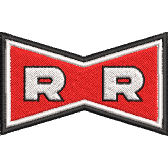 Brasão Red Ribbon dragon ball patch bordado cosplay