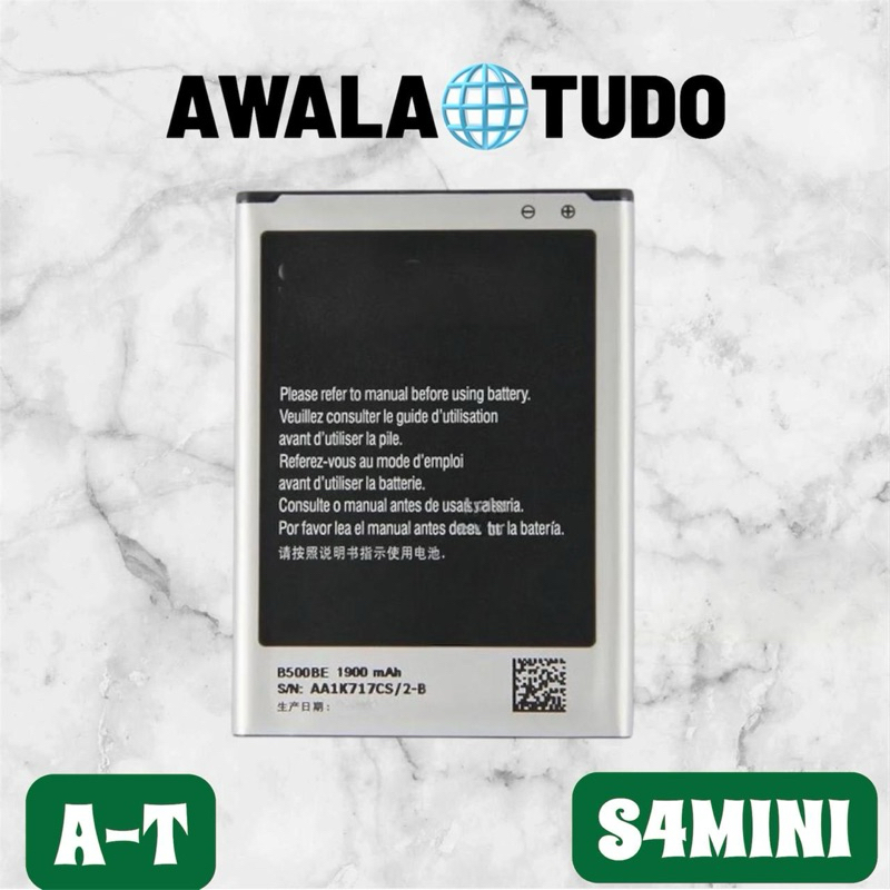 BAT COMPATIVEL S4 Mini I9190 I9192 I9195 ( B500Ae )ORG NOVA COM GARANTIA 15 DIAS