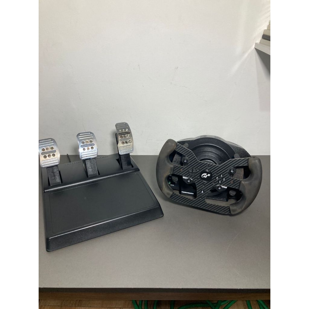 Volante Thrustmaster T300RS GT c/ Pedal + Aro Gridburn P/ PS3, PS4, PC Simulador + Garantia + NF